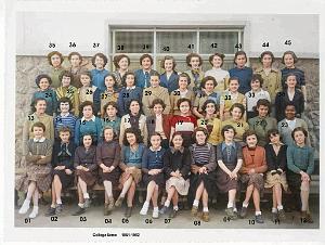 COLLEGE MODERNE DE JEUNES FILLES 1951 5 EME